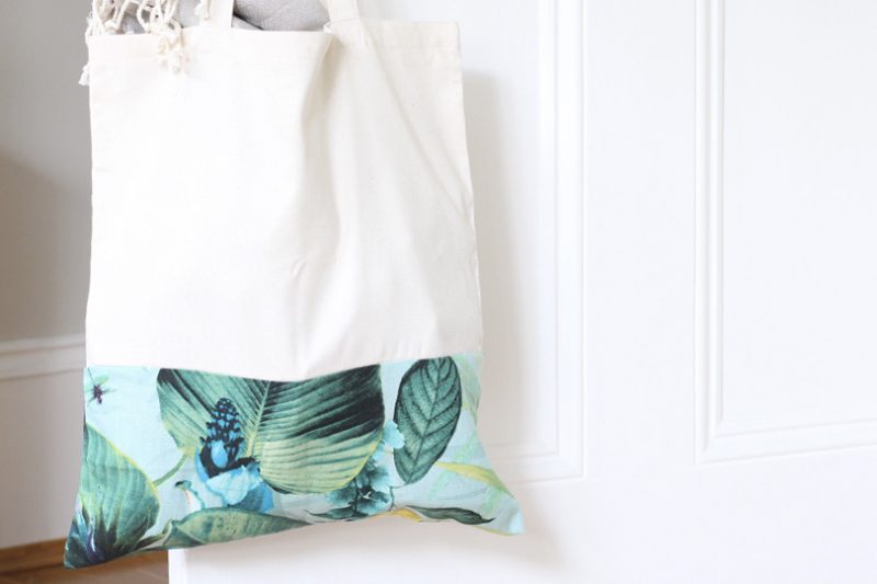 Un totebag tropical DIY