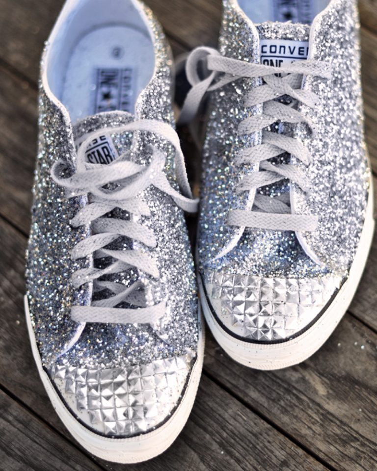 converse paillette or