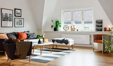 deco appartement scandinave moderne gris