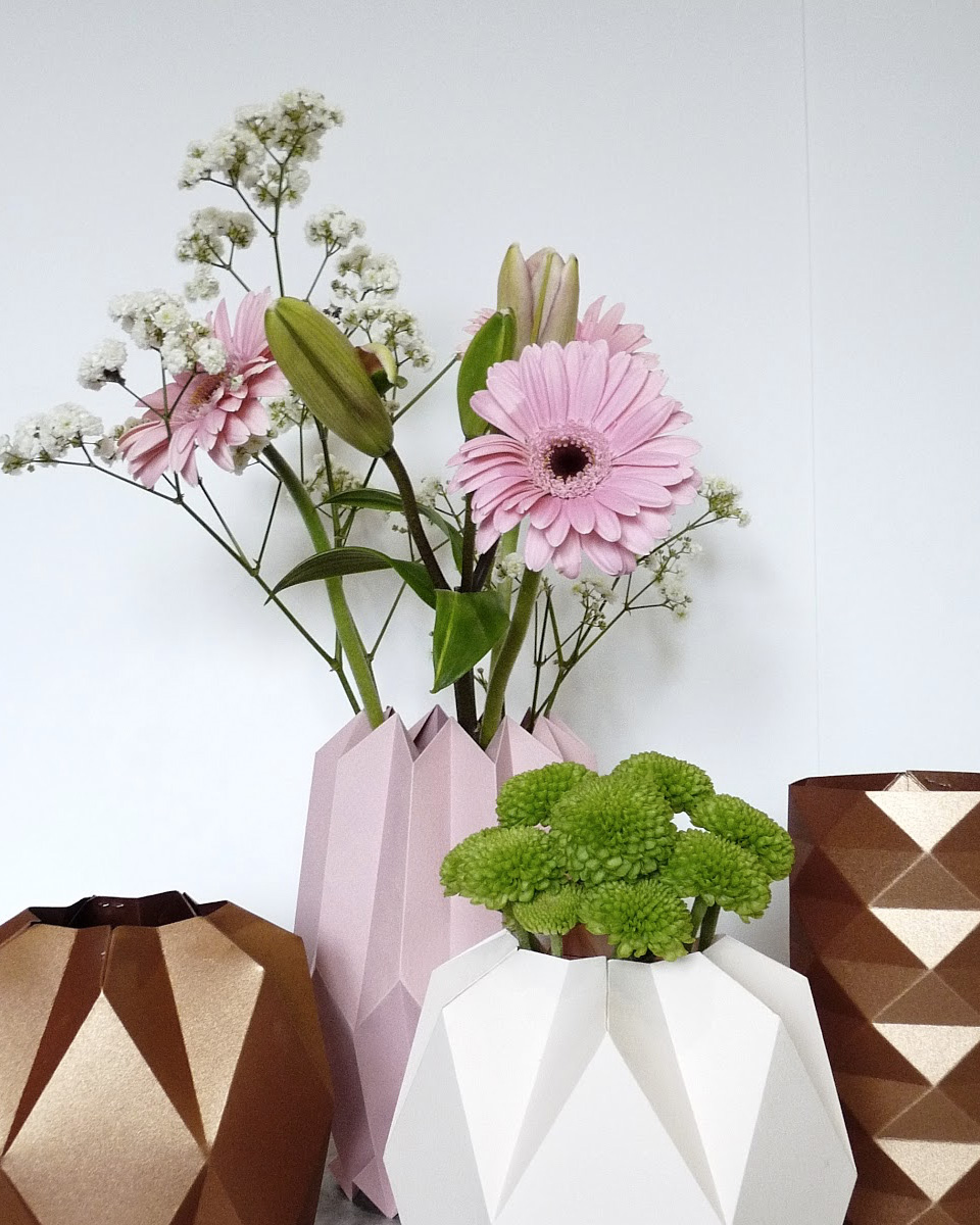 vase diy origami