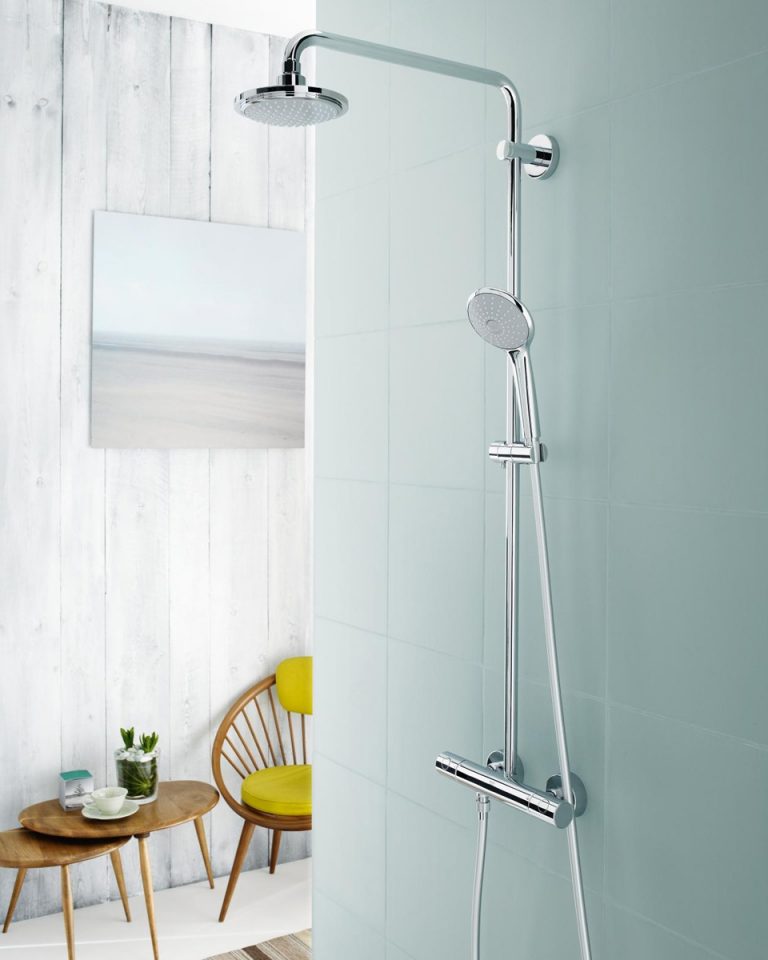 Les colonnes de douche Grohe chez Isi Sanitaire Shake My Blog