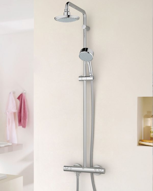Les colonnes de douche Grohe chez Isi Sanitaire Shake My Blog