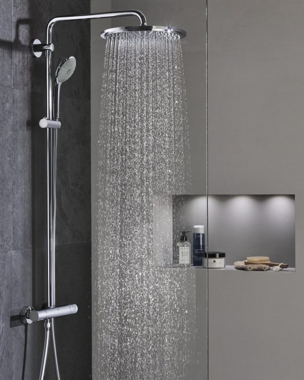 Les colonnes de douche Grohe chez Isi Sanitaire Shake My Blog