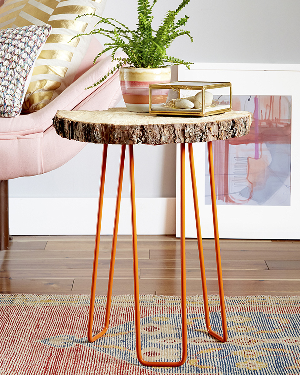 diy pied epingle table appoint