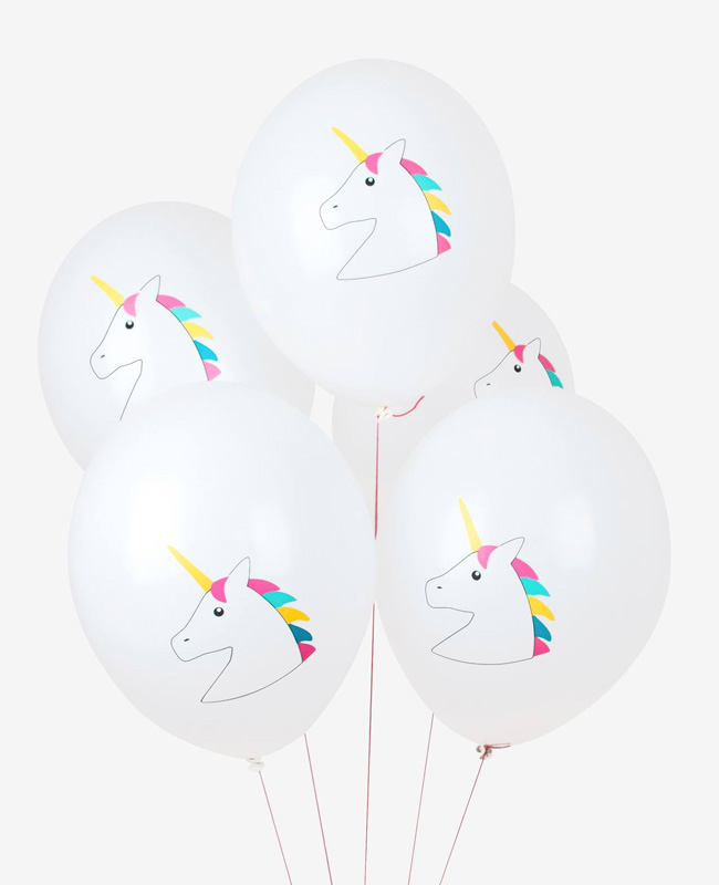 accessoire deco anniversaire licorne ballon