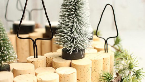 Une déco de Noël DIY avec des bouchons en liège : idées et tutos
