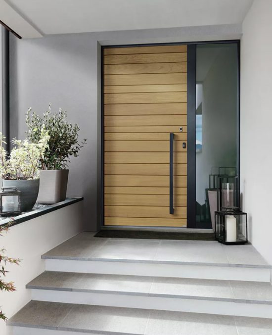 Porte Dentrée Couleur Bois