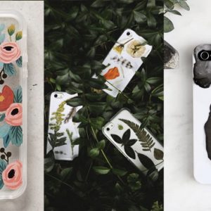 coques de protection pour smartphone décorées façon DIY