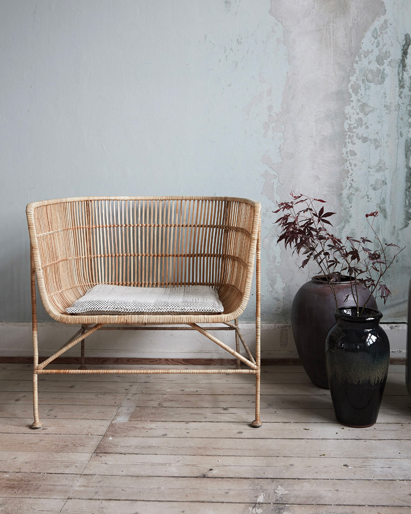 fauteuil fibres végétales