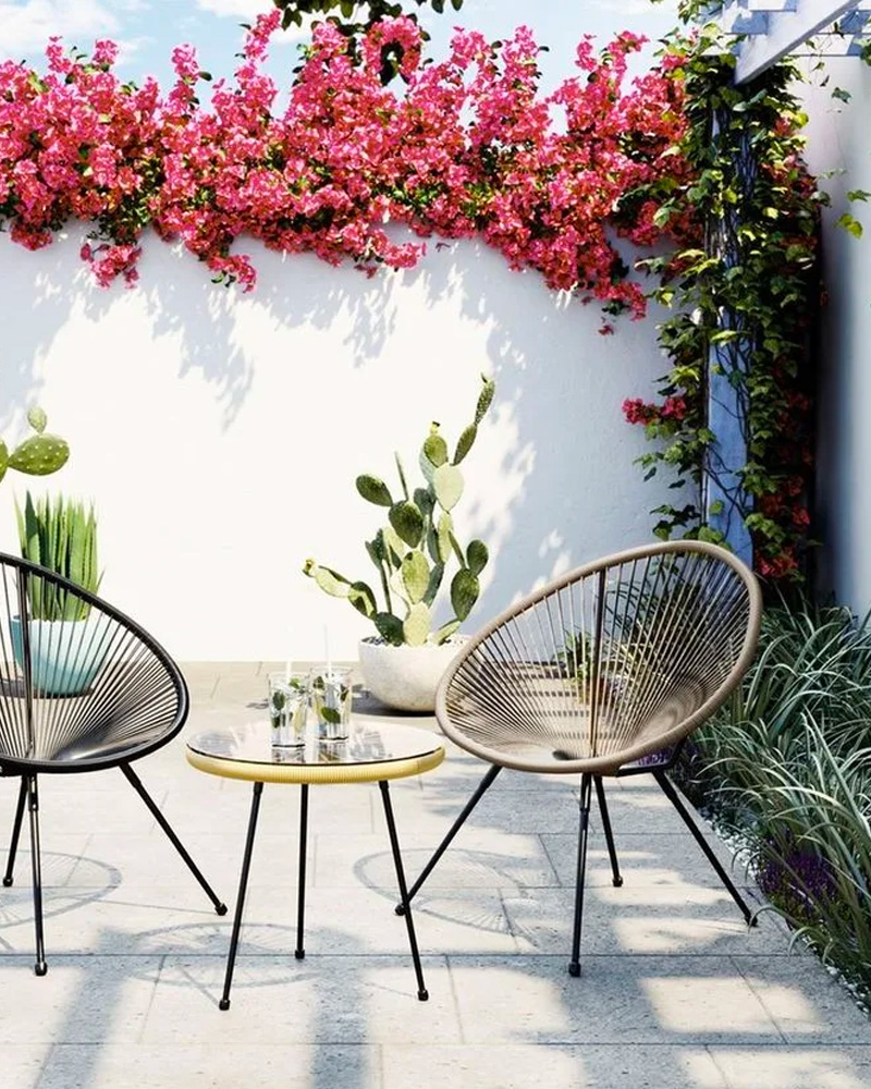 fauteuil acapulco marron