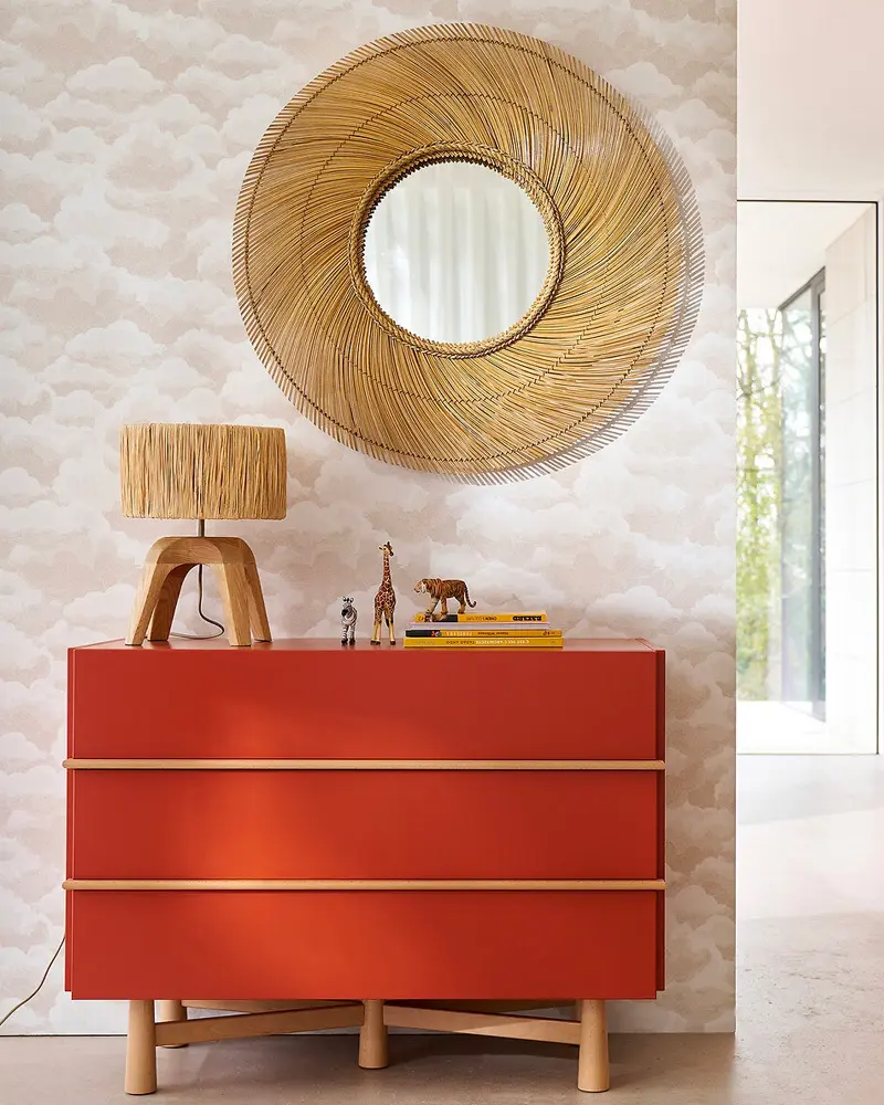 commode moderne rouille
