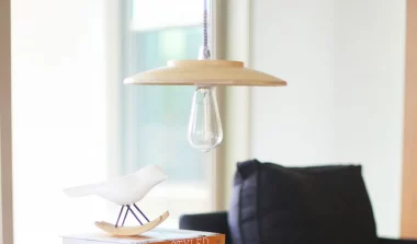 suspension luminaire bois diy