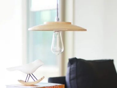 suspension luminaire bois diy