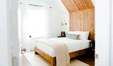 tete de lit bois diy