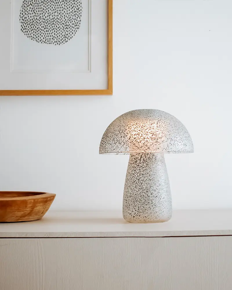 lampe champignon mouchetée diy Ikea Hack