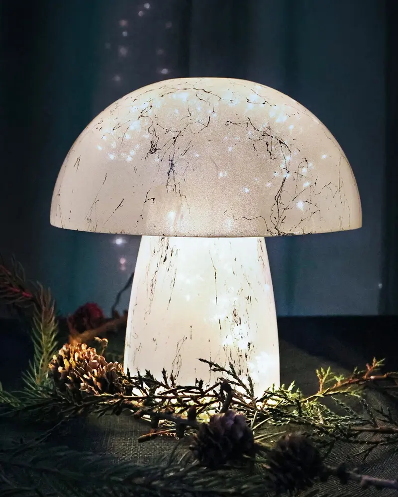 lampe champignon marbre diy Ikea Hack