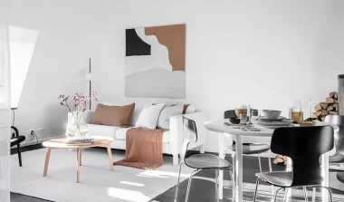 deco appartement moderne noir blanc
