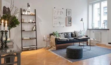 deco appartement vintage noir blanc