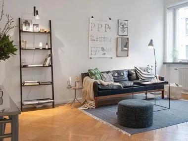 deco appartement vintage noir blanc