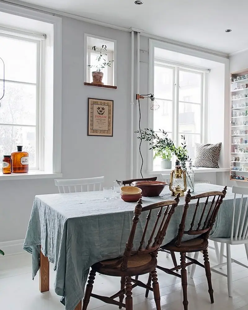 deco appartement cosy cocooning scandinave salle a manger