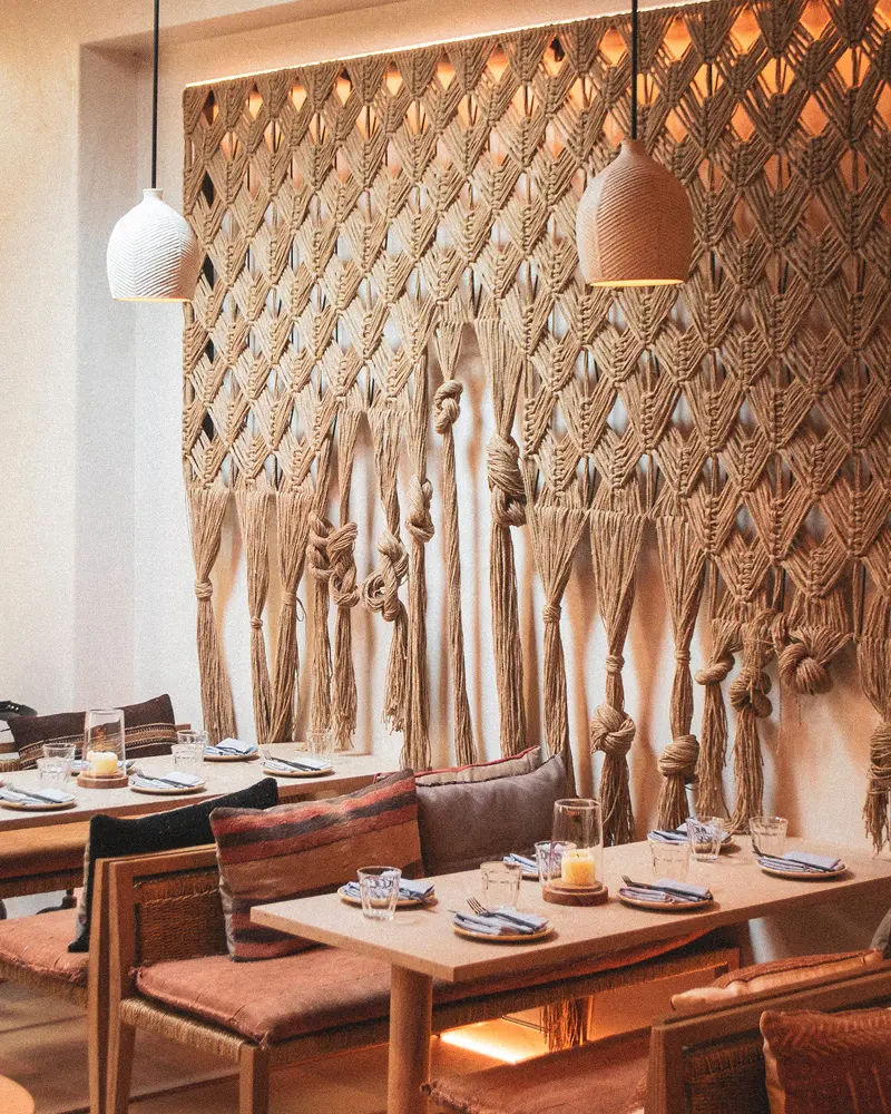 deco murale macrame salle a manger