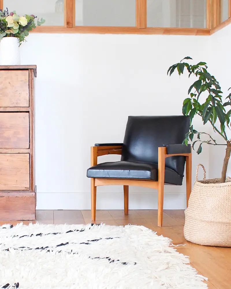deco maison minimaliste vintage salon