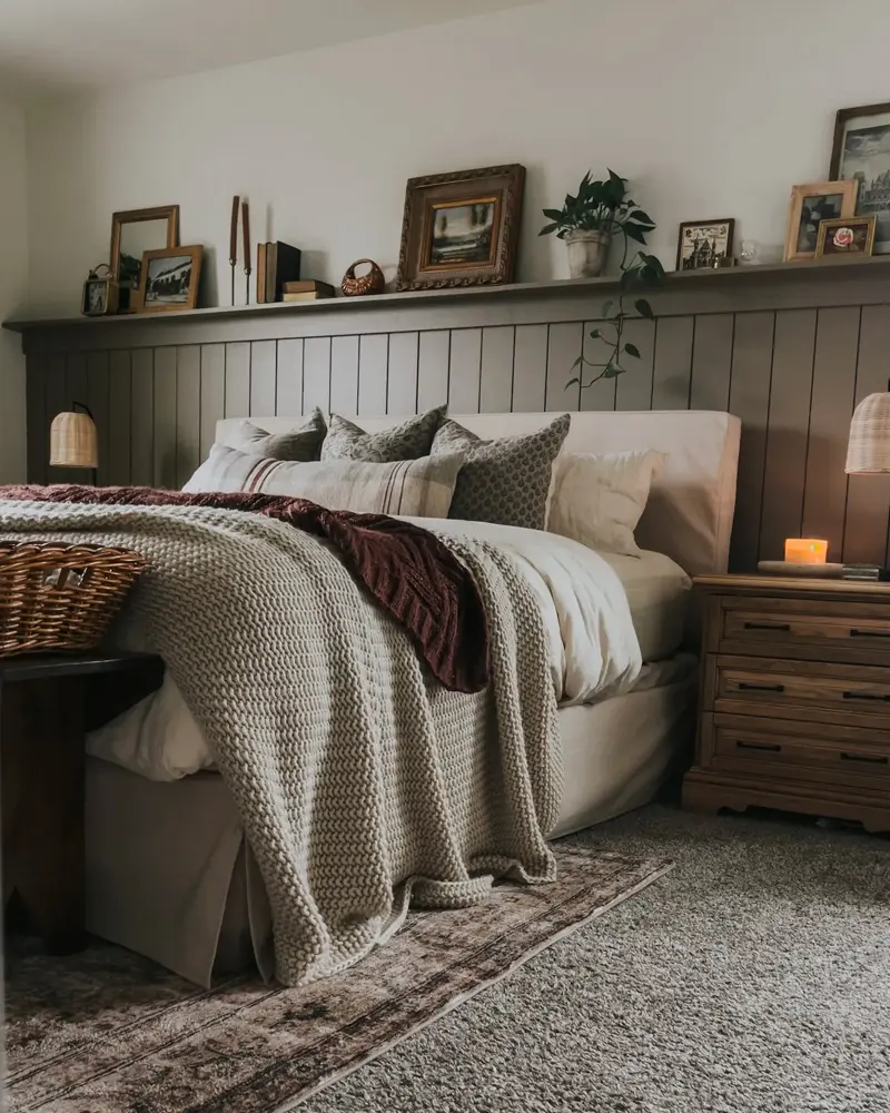 chambre cosy cocooning gris
