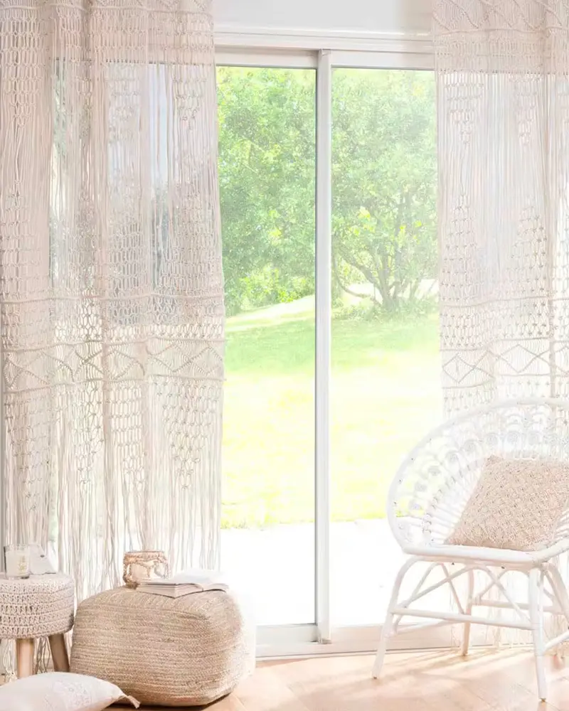 rideaux macrame