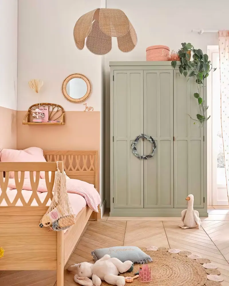 armoire parisienne 3 portes verte