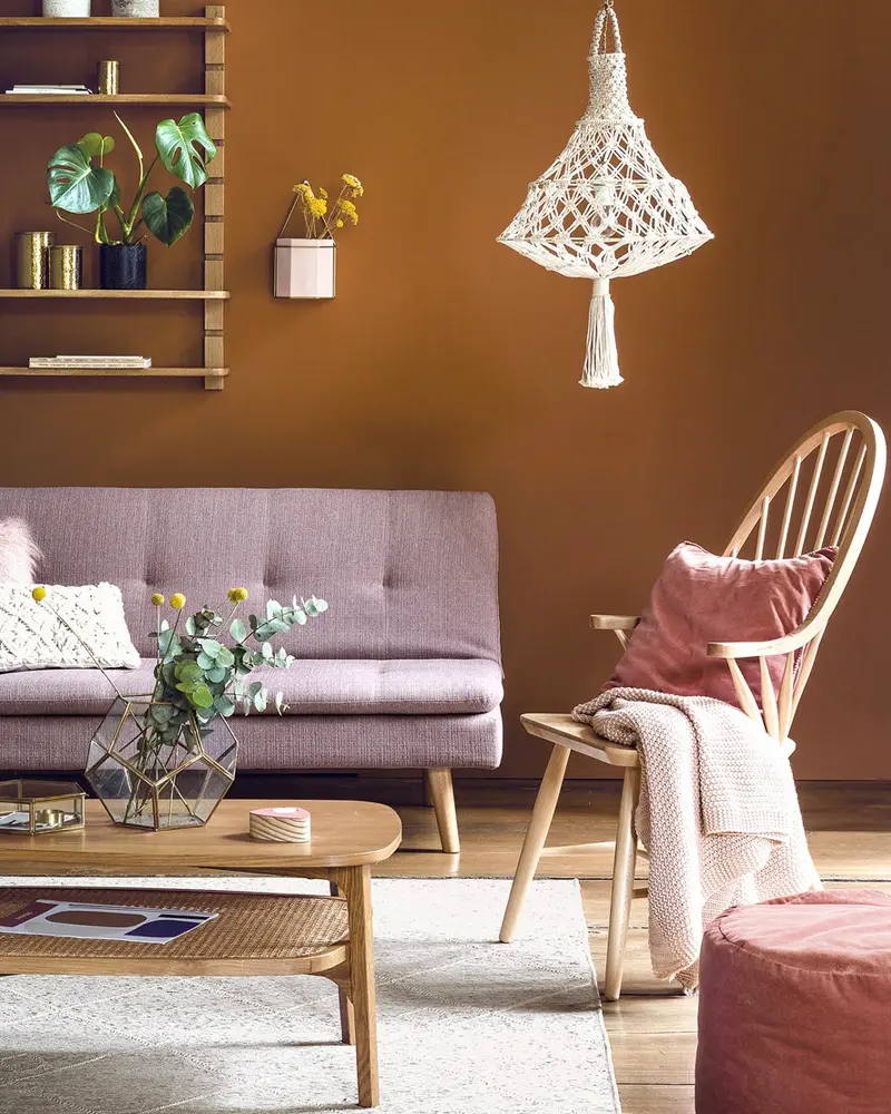 suspension lumineuse macrame