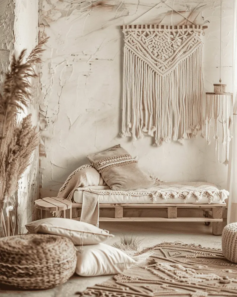 deco murale macrame deco salon