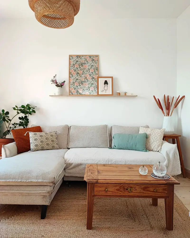 deco salon boheme minimaliste