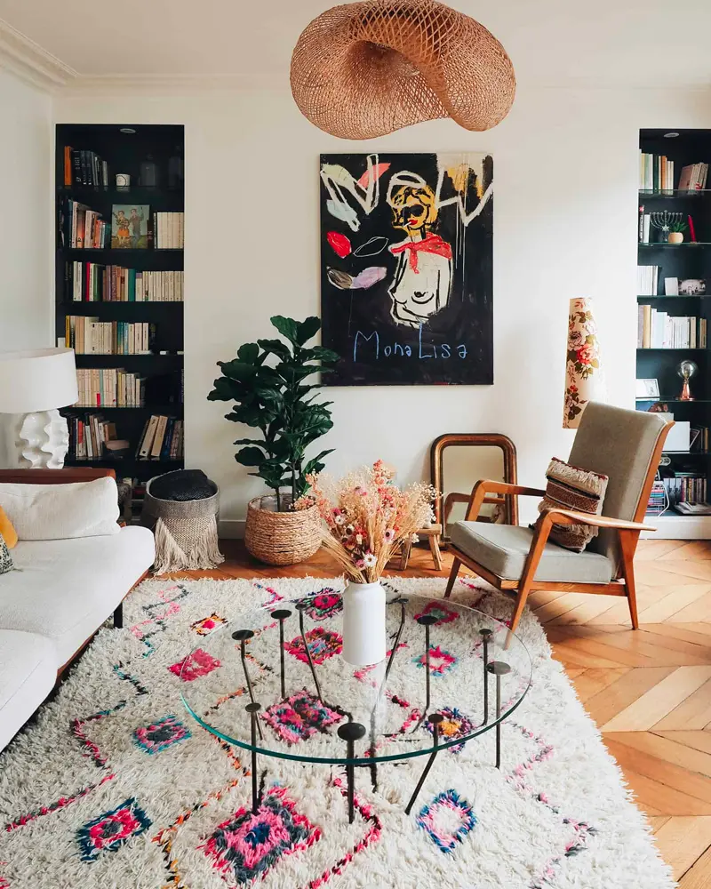 deco salon boheme chic