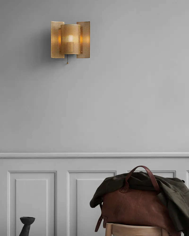 applique doree metal perfore