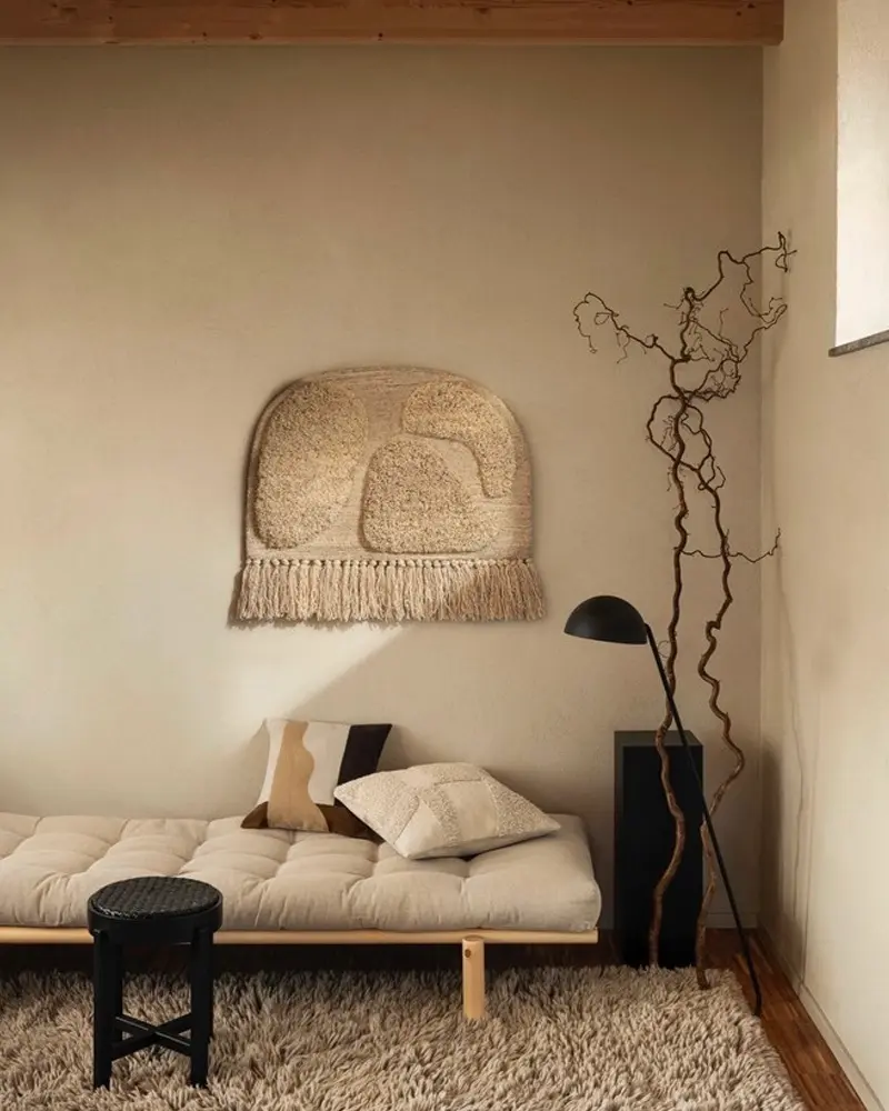 deco salon boheme nature minimaliste