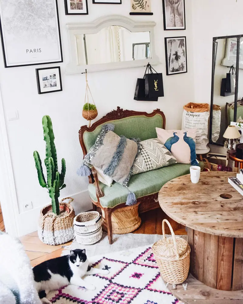 deco salon boheme vintage recup