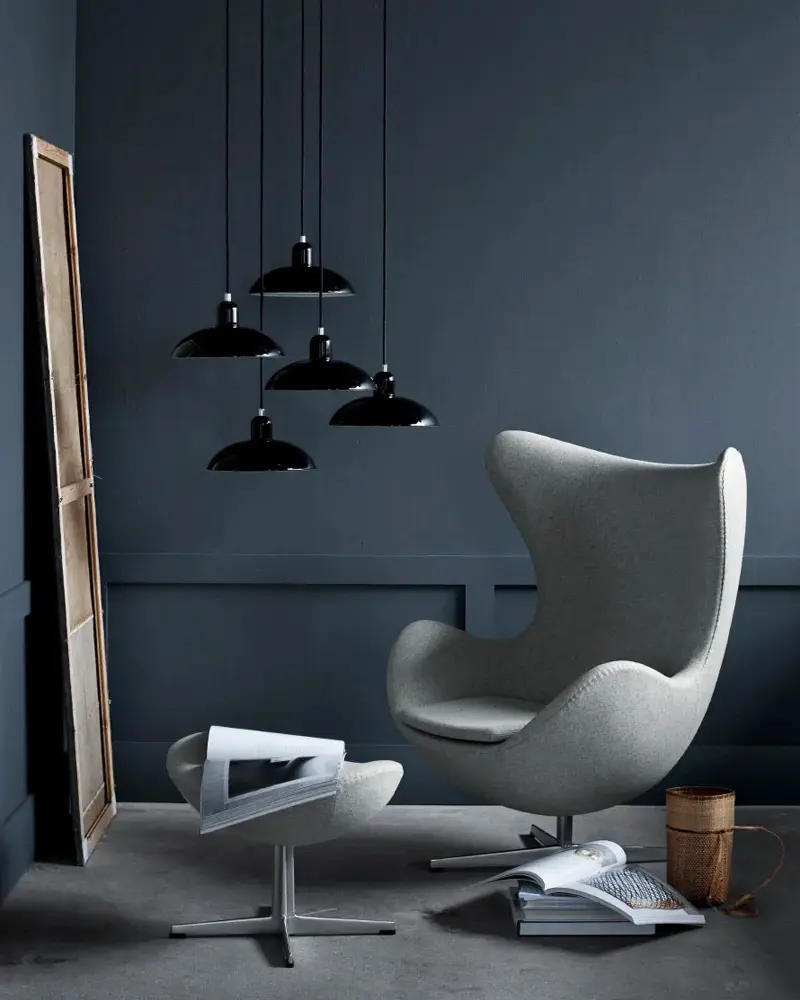 deco moderne fauteuil egg Arne Jacobsen