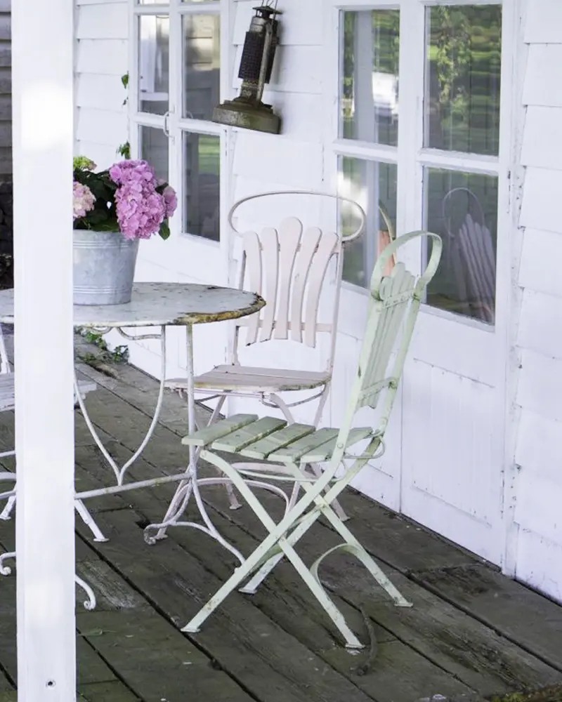 deco maison campagne blanc terrasse