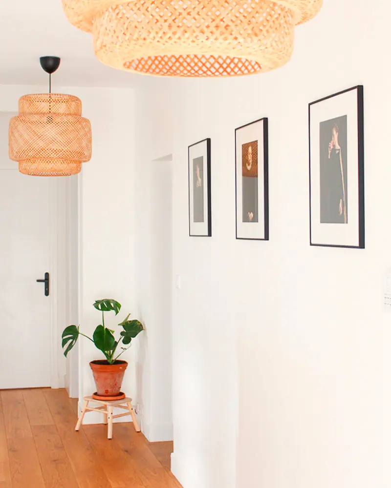 deco maison minimaliste vintage couloir