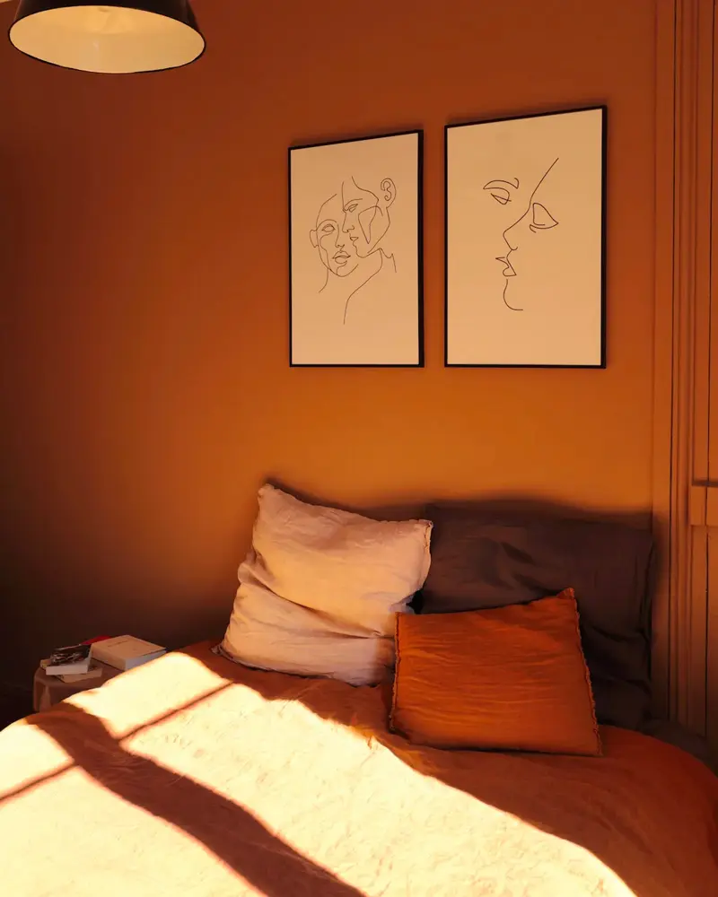 deco chambre affiches visages