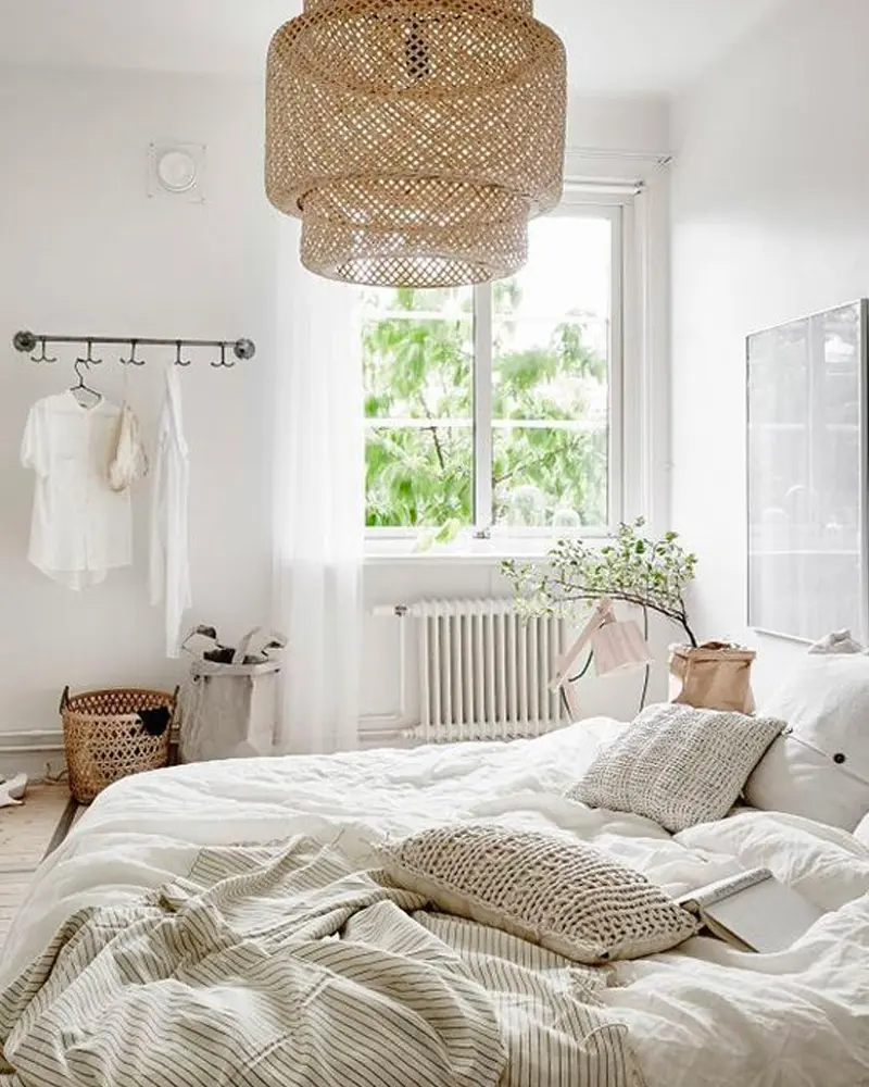 deco chambre cosy cocooning naturelle