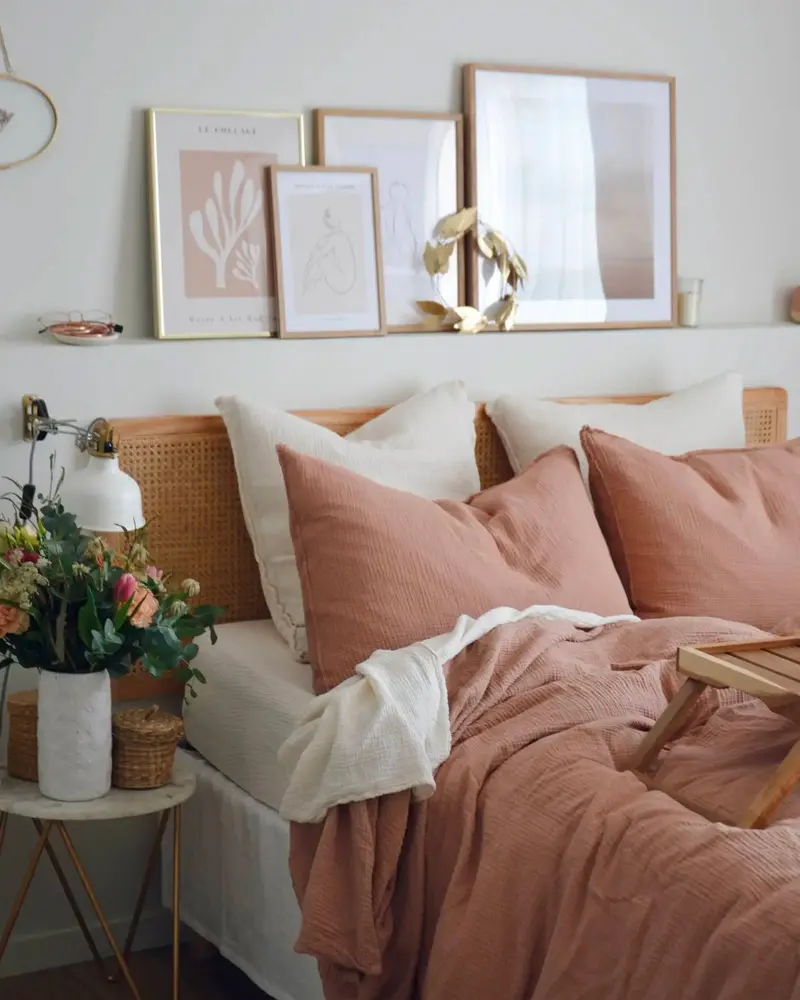 chambre cosy cocooning terracotta