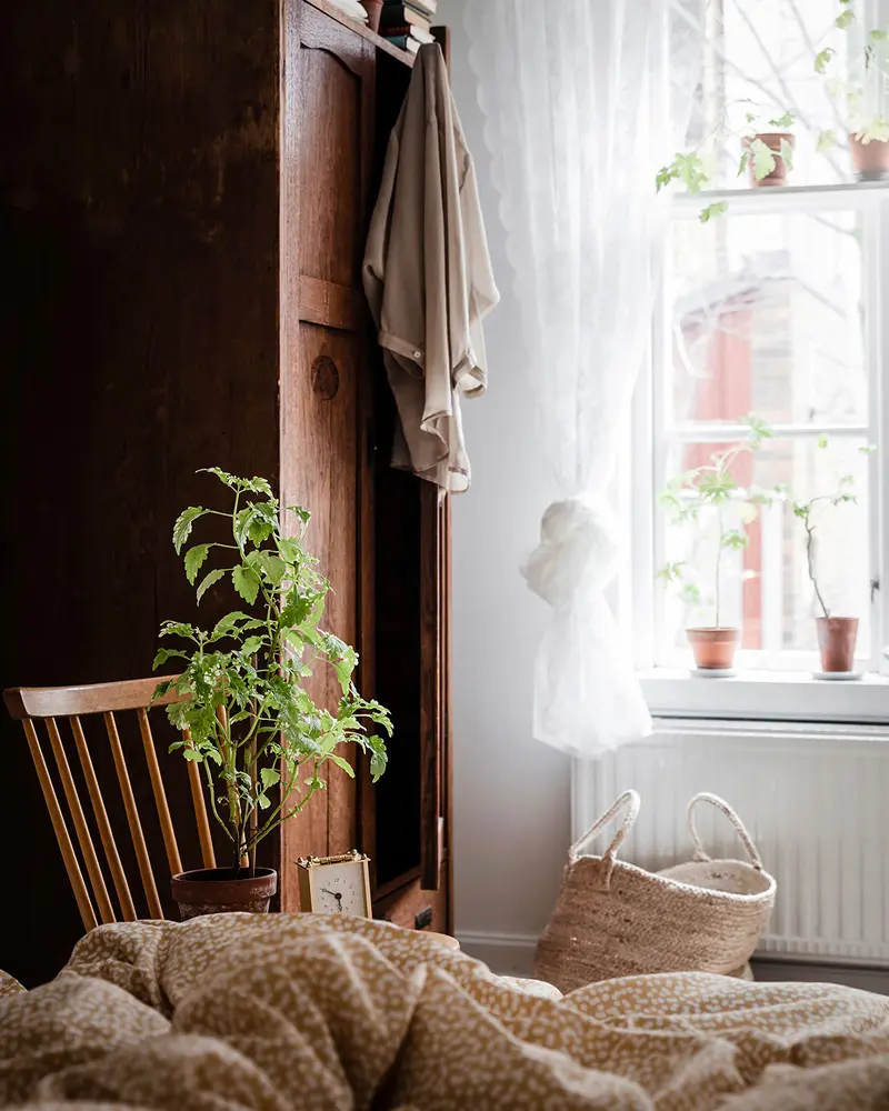 deco appartement campagne scandinave chambre