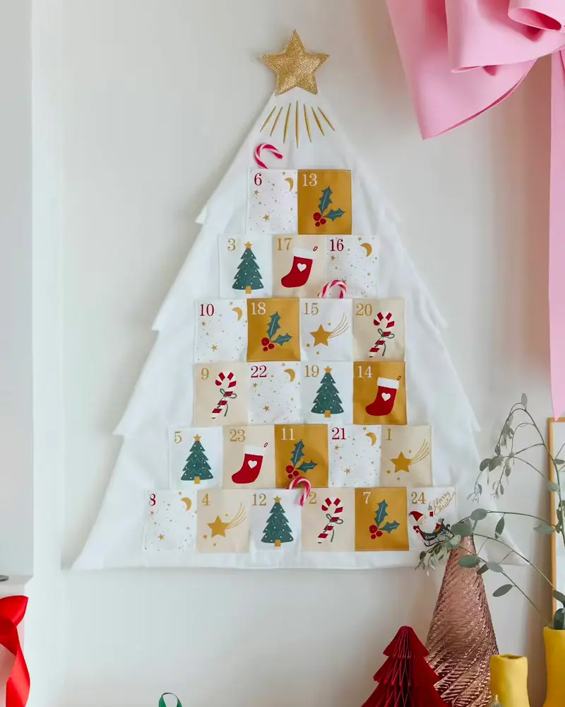 calendrier avent sapin