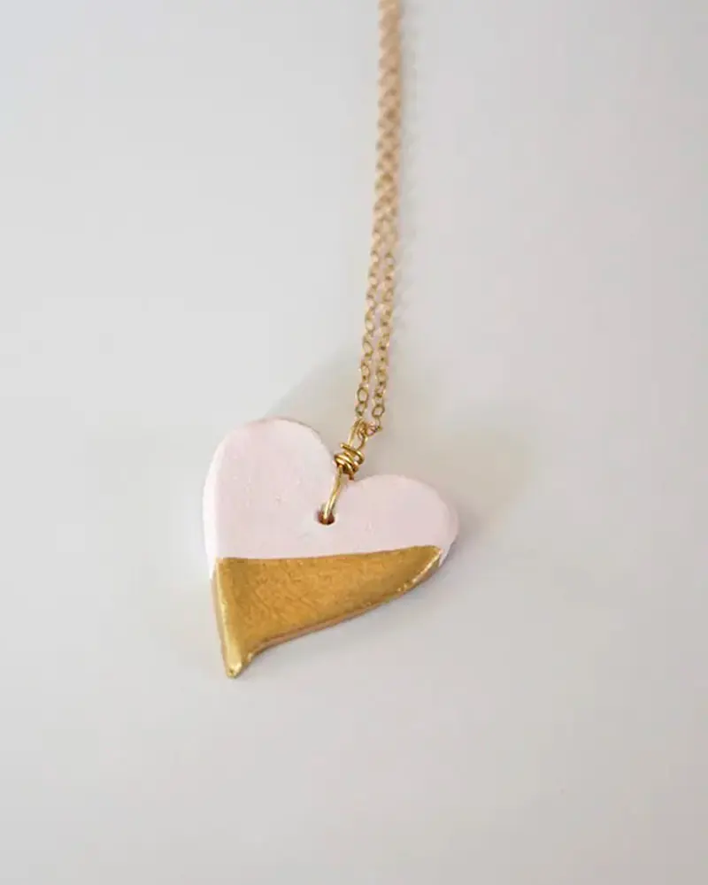 coeur argile enfant diy saint valentin