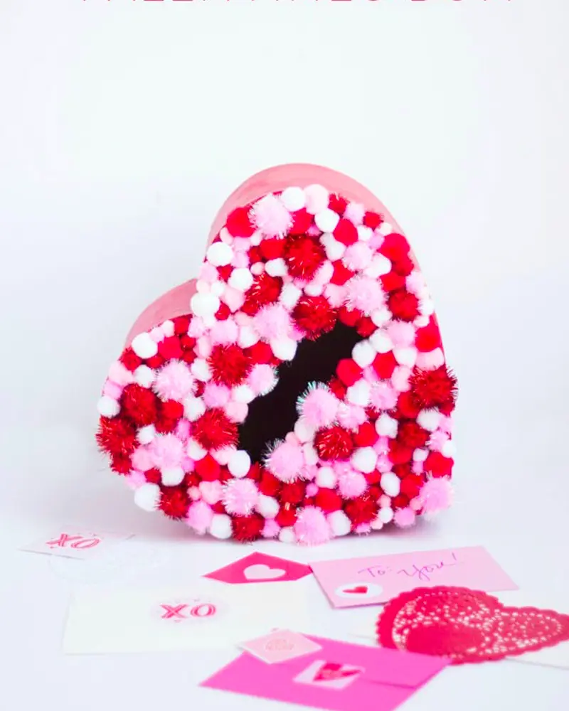 boite lettre diy enfant saint valentin