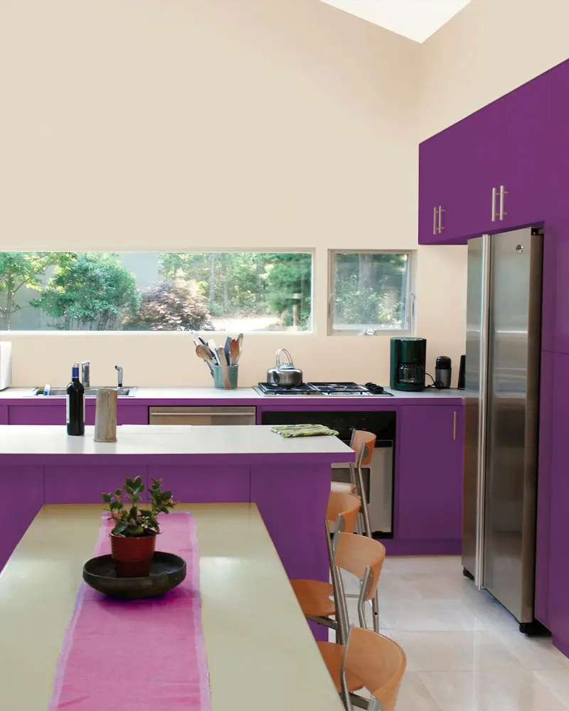 cuisine moderne violet