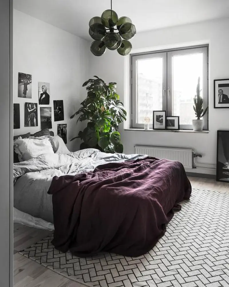 deco chambre plaid violet