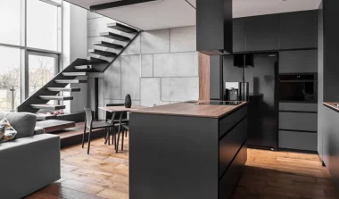 deco loft moderne noir