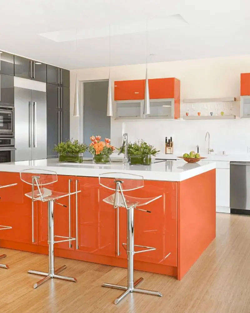 deco cuisine orange
